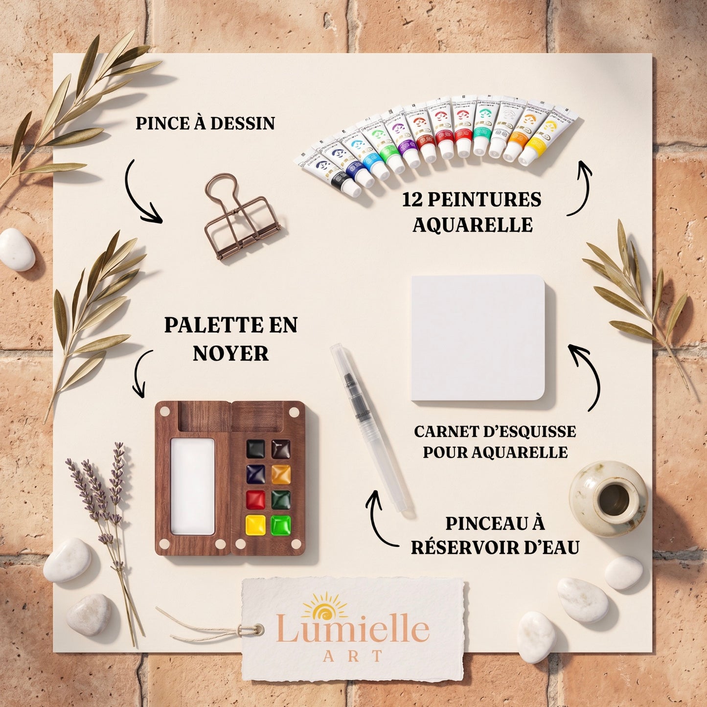 Kit Aquarelle Dolce Vita 🍋